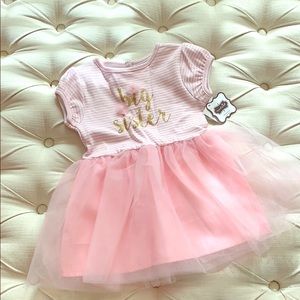 Pink big sister dress